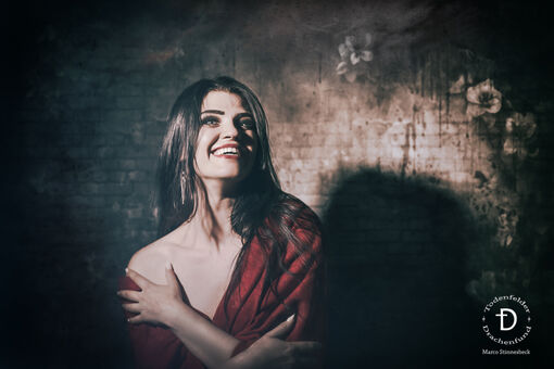 German Thin Brunette Model Vanessa Bartsch