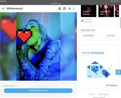 WtfHarmony Foto Desnuda Filtrada OnlyFans 8